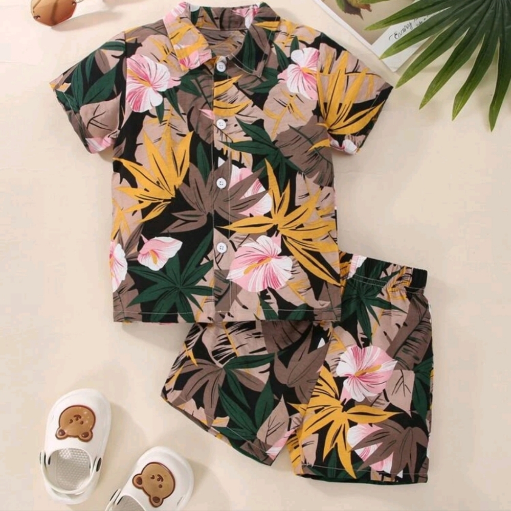 Shein Toddle Boys Two Piece Set